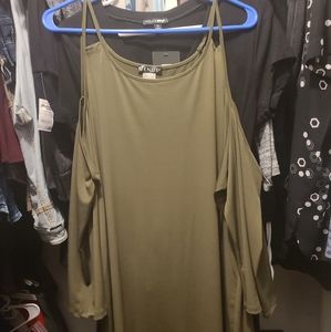 Venus cold shoulder dress